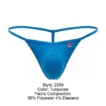 2359 Axel G-String Color Turquoise Size 2XL - Image 7