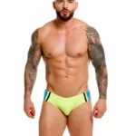 2384 Wind Swim Briefs Color Green Size 2XL