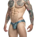 XSJ01 Classic Bikini Color Metal Green Size XL - Image 4