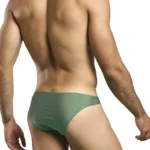 Alternative view of XSJ01 Classic Bikini Color New Green Size S