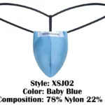 XSJ02 Classic G-String Color Baby Blue Size S/M - Image 16