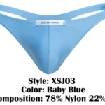 XSJ03 Classic Thongs Color Baby Blue Size M - Image 16