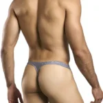 Alternative view of XSJ03 Classic Thongs Color Lurex Gray Size S
