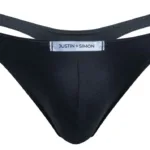 XSJ03 Classic Thongs Color Peach Black Size 2XL - Image 4