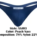 XSJ03 Classic Thongs Color Peach Navy Size M - Image 15