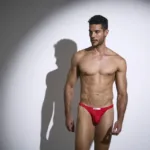 XSJ03 Classic Thongs Color Peach Red Size L - Image 4