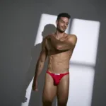 XSJ03 Classic Thongs Color Peach Red Size L - Image 9