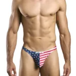 XSJ03 Classic Thongs Color USA Flag Size 2XL