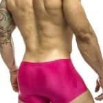 Alternative view of XSJ08 Classic Trunks Color Hot Pink Size 2XL