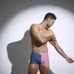 XSJ08 Classic Boxer Color USA Flag Size 2XL - Image 6