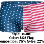 XSJ08 Classic Boxer Color USA Flag Size 2XL - Image 16