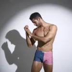 XSJ08 Classic Boxer Color USA Flag Size 2XL - Image 8