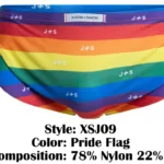 XSJ09 Running Shorts Color Pride Flag Size L/XL - Image 8