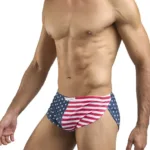 XSJ09 Running Shorts Color USA Flag Size L/XL - Image 3