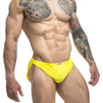 XSJ09 Running Shorts Color Yellow Size L/XL - Image 4