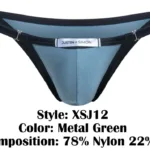 XSJ12 Bikini Color Metal Green Size Only Size - Image 6