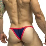 Alternative view of XSJ12 Bikini One Color Royal Blue Size Only Size