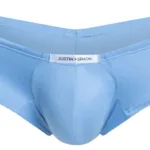 XSJ13 Cheeky Bulge Boxer Color Peach Blue Size L - Image 4