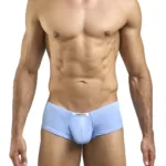 XSJ13 Cheeky Bulge Boxer Color Peach Blue Size L
