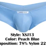XSJ13 Cheeky Bulge Boxer Color Peach Blue Size L - Image 7
