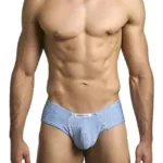 XSJ22 Cheek Briefs Color Lurex Blue Size 2XL