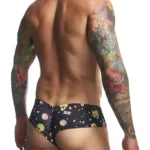 Alternative view of XSJ22 Cheek Briefs Color Psycodelic Size 2XL