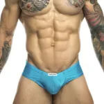 XSJ22 Cheek Briefs Color Turquoise Size 2XL