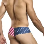 Alternative view of XSJ22 Cheek Briefs Color USA Flag Size 2XL