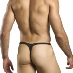 Alternative view of XSJBU02 Bulge Thongs Color Black Mesh Size 2XL