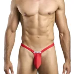 XSJBU02 Bulge Thongs Color Red Size 2XL