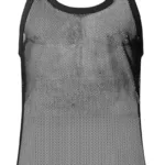 110-11C Fishnet 2 Tank Top Color Black Size L/XL - Image 6