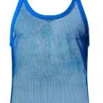 110-11C Fishnet 2 Tank Top Color Royal Size L/XL - Image 5