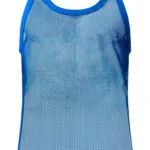 110-11C Fishnet 2 Tank Top Color Royal Size L/XL - Image 7