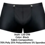 120-298 Oh Snap Snap Off Short Color Black Size M - Image 9