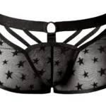 122-291 Love Star Short with Ring Color Black Size M - Image 5