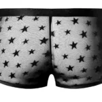 122-291 Love Star Short with Ring Color Black Size M - Image 6
