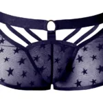 122-291 Love Star Short with Ring Color Purple Size M - Image 5