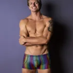 132-297 Pack N Play Pocket Short Color Rainbow Size M - Image 3