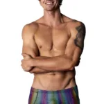 132-297 Pack N Play Pocket Short Color Rainbow Size M