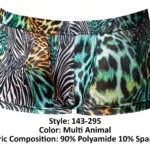 143-295 Go Wild Uplift Mini Short Color Multi Animal Size M - Image 7