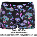 145-294 Hazy Dayz Pouch Short Color Mushrooms Size XL - Image 9