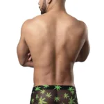Alternative view of 145-294 Hazy Dayz Pouch Short Color Pot Leaf Size S
