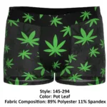 145-294 Hazy Dayz Pouch Short Color Pot Leaf Size S - Image 9