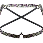 148-303 Gridlocked Strappy Back Short Color Printed Size S - Image 6
