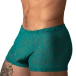 150-305 Ripple Pouch Short Color Teal Size M - Image 3