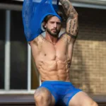 Alternative view of 152-11C Fishnet 2 Pouch Short Color Royal Size L