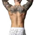 Alternative view of 160-299 Soo Cumfy Boxer Brief Color White-Black Size L