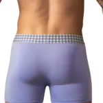 Alternative view of 161-306 So Comfy Gingham Boxer Brief Color Purple Size L