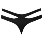 237-308 Eco Cozy Cutout Thong Color Black Size S/M - Image 6