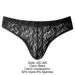 330-305 Ripple Moon Jock Color Black Size S/M - Image 5